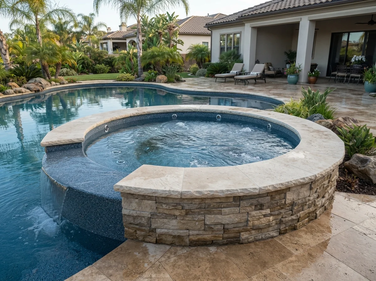 Spa Construction by BlueCurrent Pools & Spas