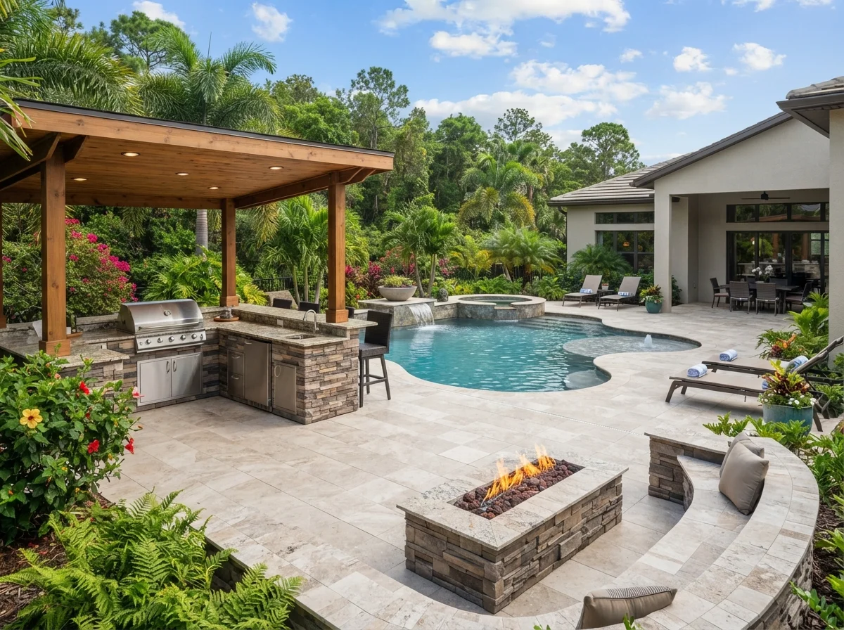 Outdoor Living Design by BlueCurrent Pools & Spas